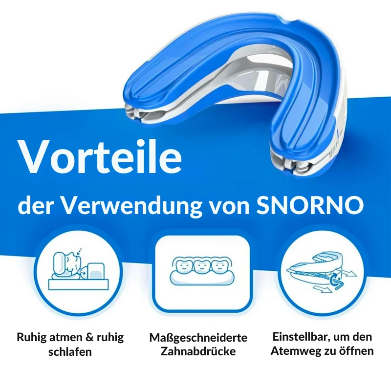 Anti Schnarch Mundstück – Verstellbares Schlaf-Mundstück mit Ergonomischer Passform