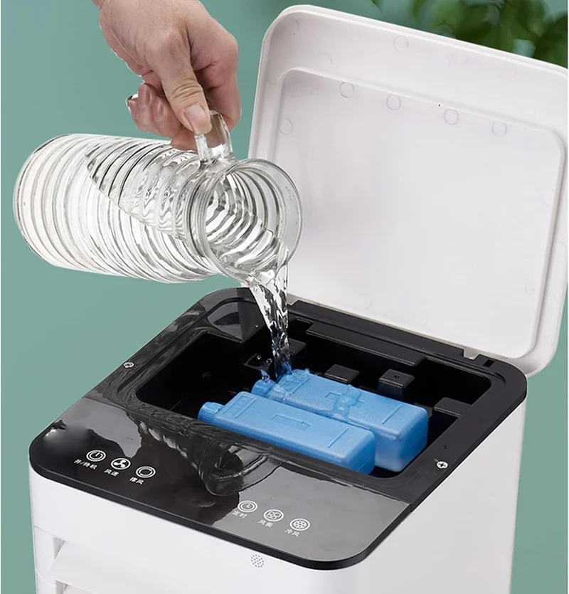 Mobiler Luftkühler – 3-in-1 Kühlen, Befeuchten & Luftzirkulation ohne Installation