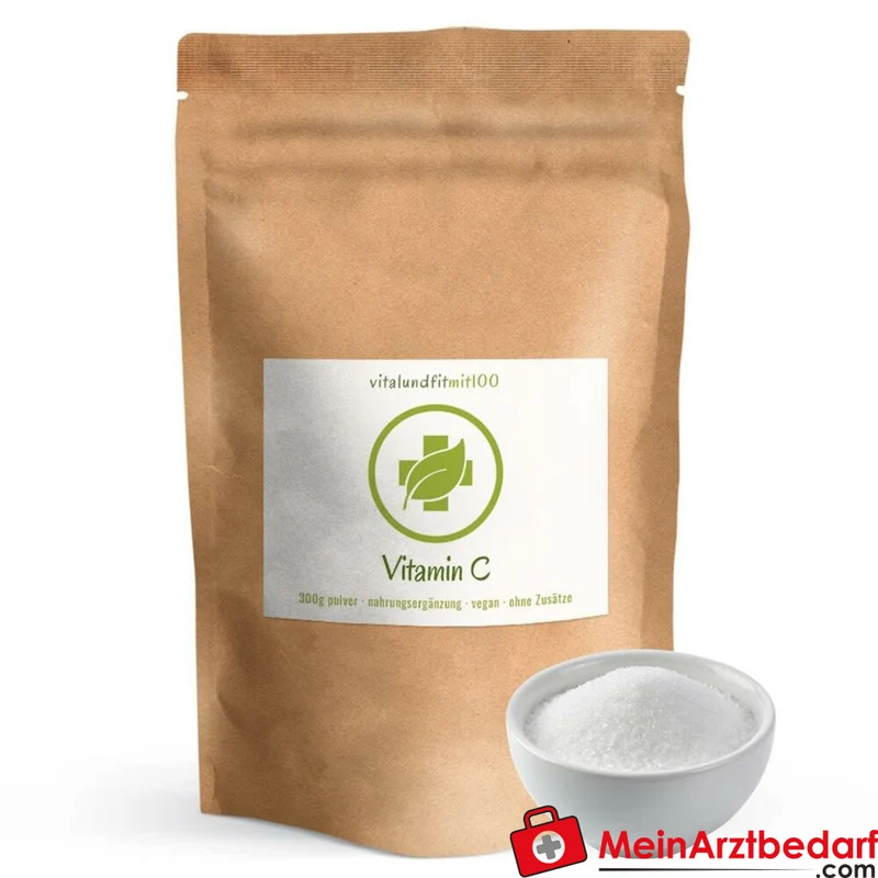 Ascorbinsäure (Vitamin C) Pulver 300 g vegan glutenfrei