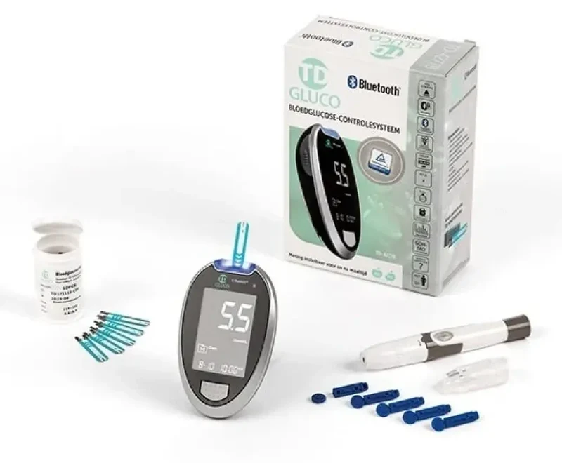 HT One TD-Gluco Bluetooth Glucosemeter / bloedsuikermeter Startpakket
