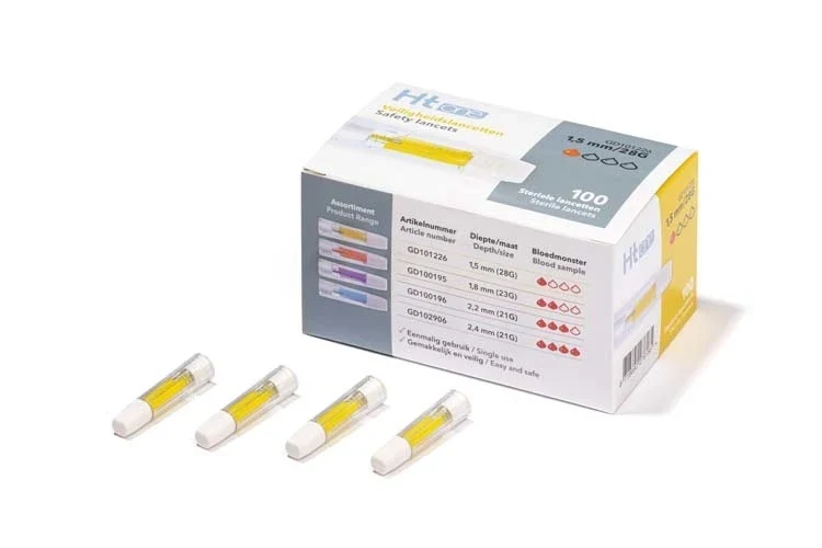 HT One Veiligheidslancetten 1,5 mm 100 stuks