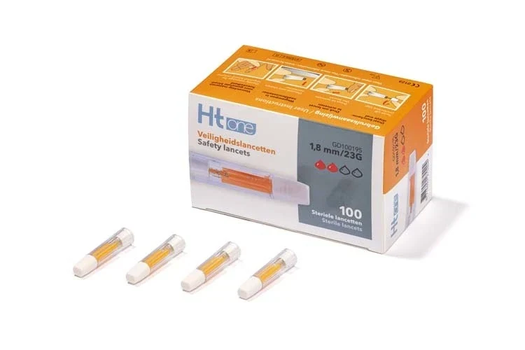 HT One Veiligheidslancetten 1.8 mm 100 stuks