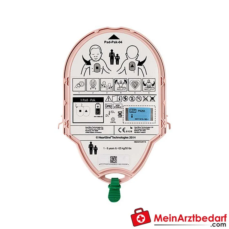 HeartSine samaritan Paediatric PAD-PAK, Kinder (1-8 Jahre)