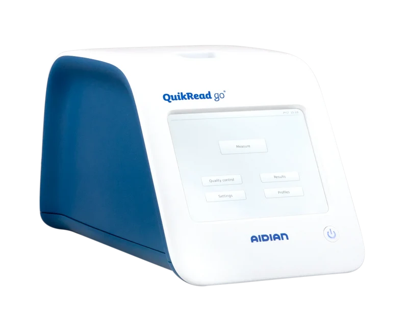 Quik read GO voor CRP en Hb, point of care testen (POCT)