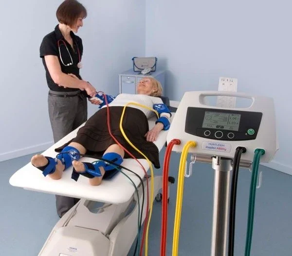 Huntleigh Ability automatische enkel-arm index meter compleet met 4 manchetten e-Ability zonder printer