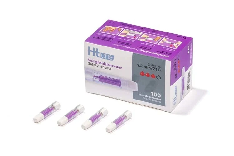 HT One Veiligheidslancetten 2,2 mm 100 stuks