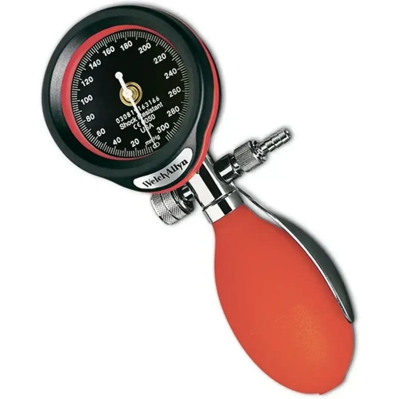 Welch Allyn DuraShock DS55 bloeddrukmeter - rood - met latexvrije manchet en etui