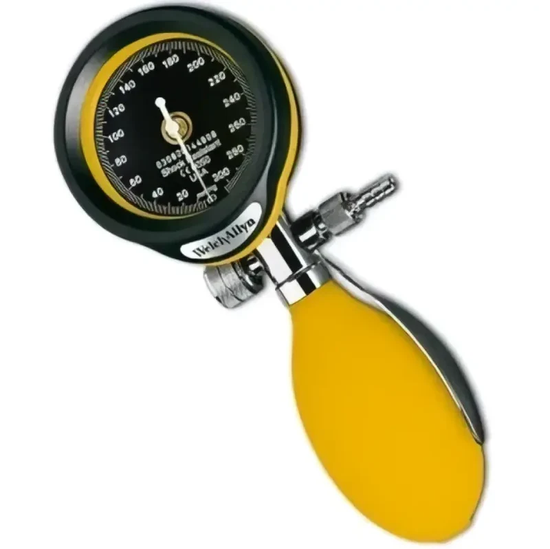 Welch Allyn DuraShock DS55 bloeddrukmeter - geel - met latexvrije manchet en etui