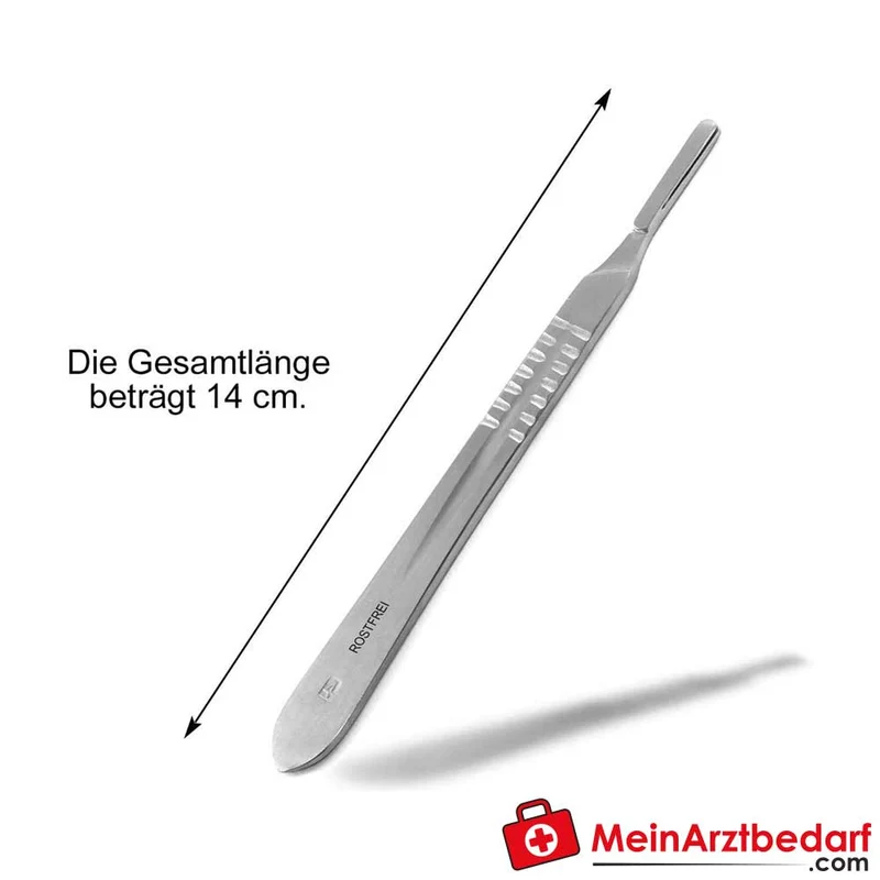 Skalpellklingenhalter Edelstahl Größe 3/4 steril einzeln verpackt