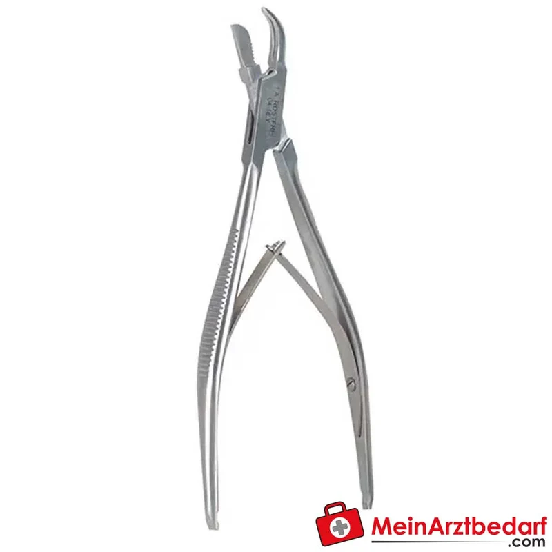 Servoprax Michel Klammerzange 12 cm, Edelstahl, geriefte Grifffläche