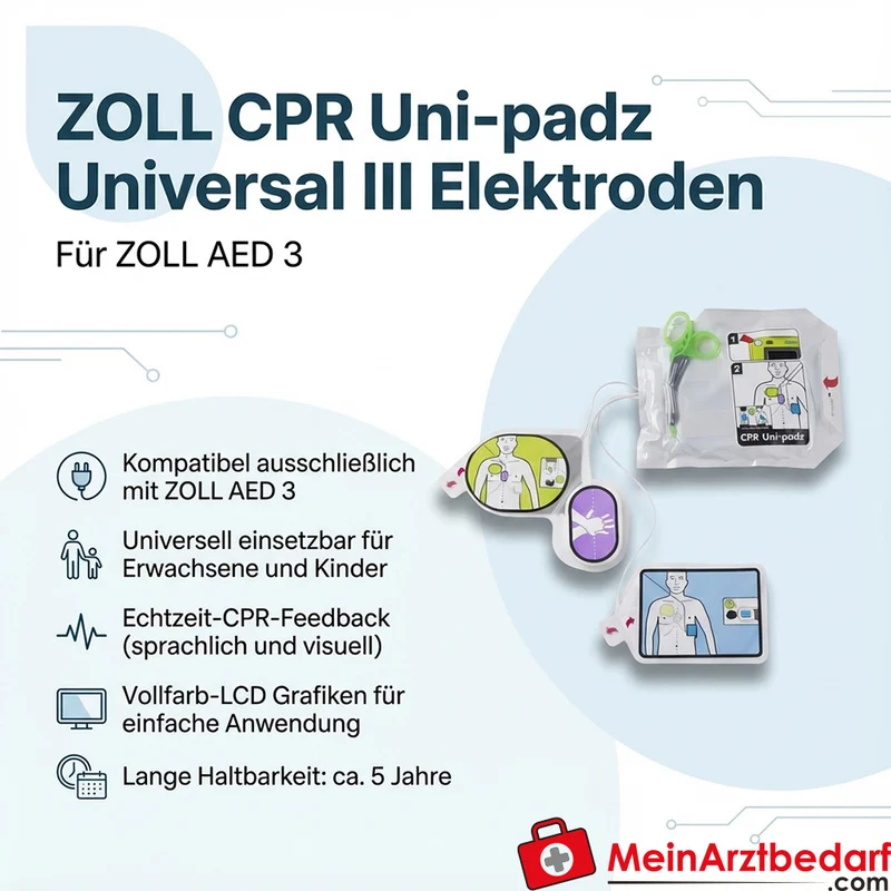 ZOLL CPR Uni-padz Elektrode für ZOLL AED 3