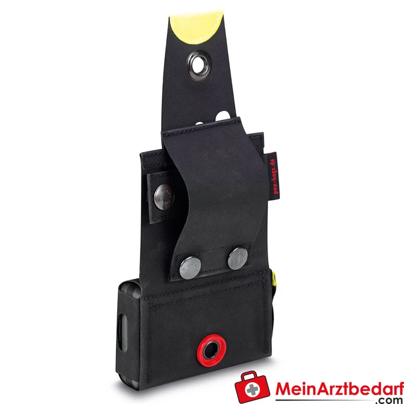 PAX Melderholster Gürtelholster für Swissphone QUADX35, BOSS 925/935 und Airbus P8ger, Kipp-Öffnung, Maße ab 6,5–11×3 cm