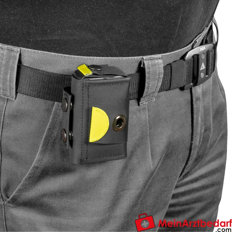 PAX Melderholster Gürtelholster für Swissphone QUADX35, BOSS 925/935 und Airbus P8ger, Kipp-Öffnung, Maße ab 6,5–11×3 cm