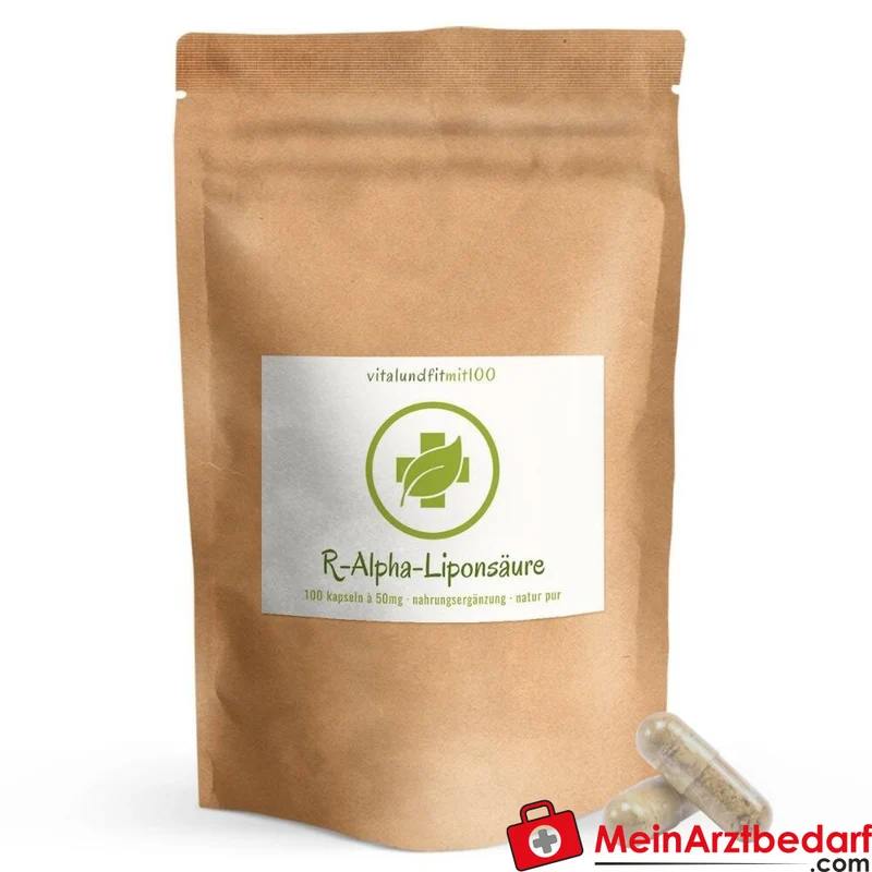 R-Alpha-Liponsäure Kapseln 50 mg (R(+)-ALA) 100 Stück