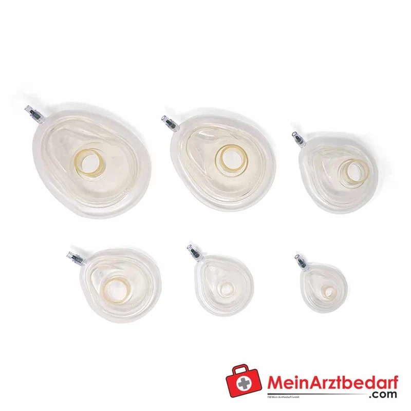 Ambu Einweg-Beatmungsmaske Plus latexfrei mit Cuff-Ventil Gr. 1–6