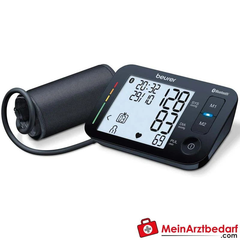 Beurer BM 54 Bluetooth-Oberarm-Blutdruckmessgerät mit Speicherfunktion