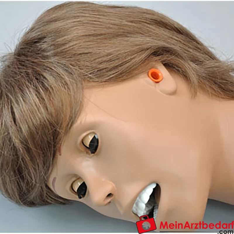 Erler-Zimmer Krankenpflegepuppe Lehrmodell 1,60 m Kunststoff für Stoma, Tracheostomie, Injektionen