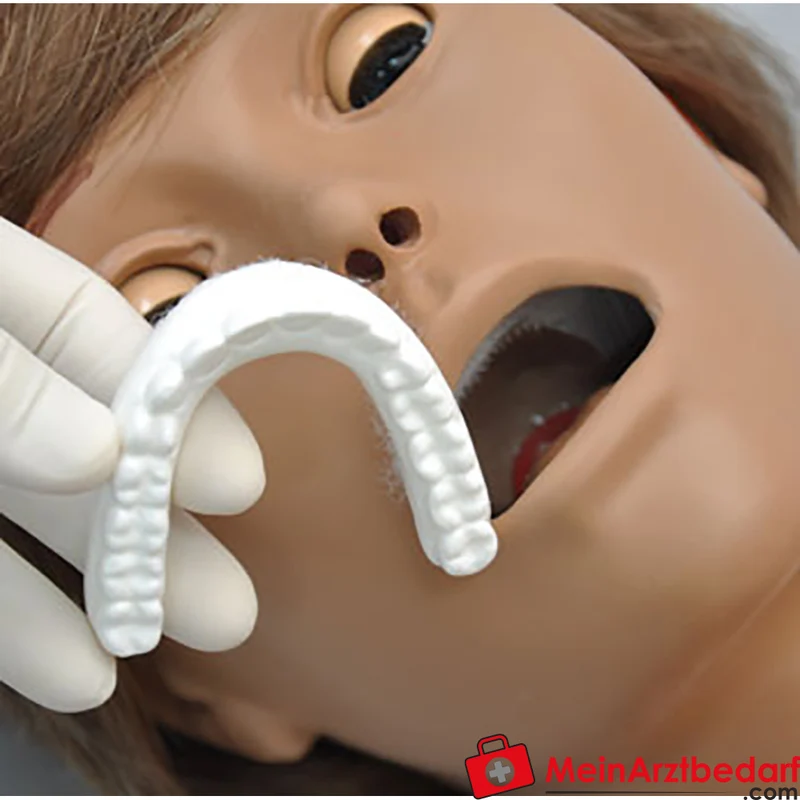 Erler-Zimmer Krankenpflegepuppe Lehrmodell 1,60 m Kunststoff für Stoma, Tracheostomie, Injektionen