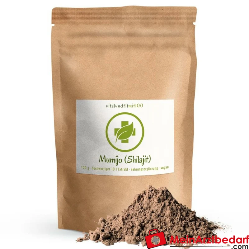 Mumijo (Shilajit) 10:1 Extraktpulver, 50% Fulvinsäure, 100 g