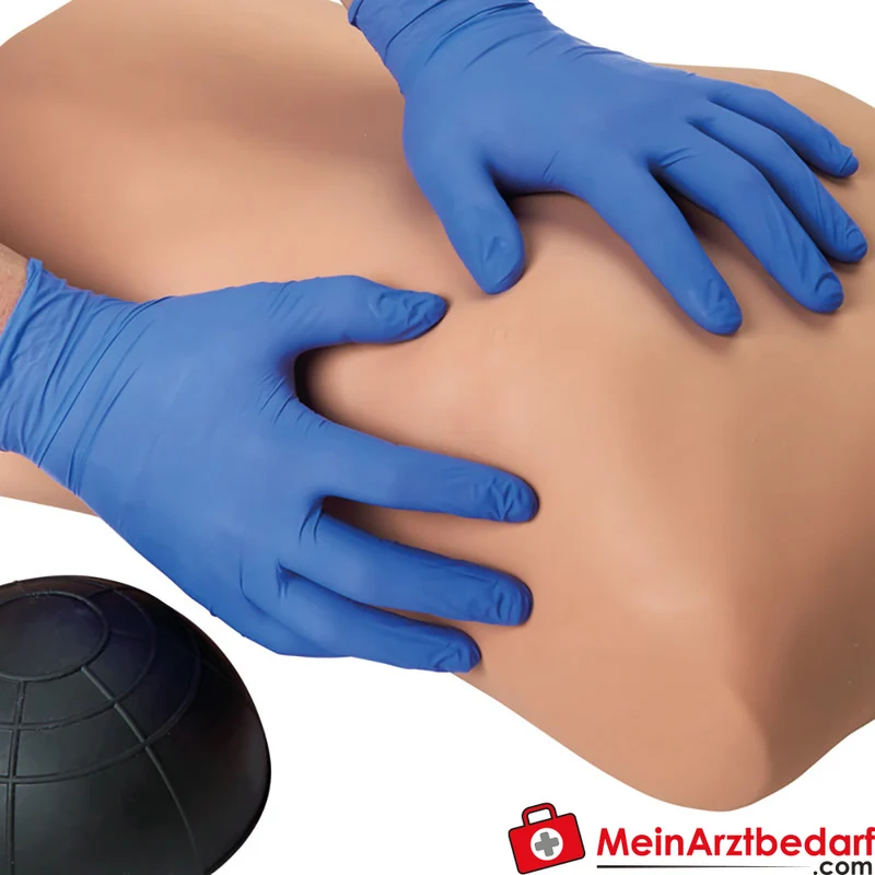 Erler-Zimmer Pneumothorax-Simulator Trainingsmodell für Nadel-Dekompression und Thorakotomie, 23×48,5×48,5 cm