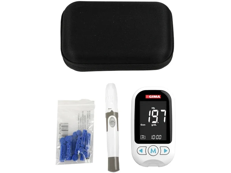 Gimacare multimeter 6 parameters - hemoglobine - glucose - cholesterol - lactaat - urinezuur - ketonen
