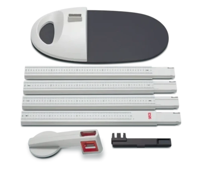 Seca 217 Stand alone lengtemeter zwarte sokkel