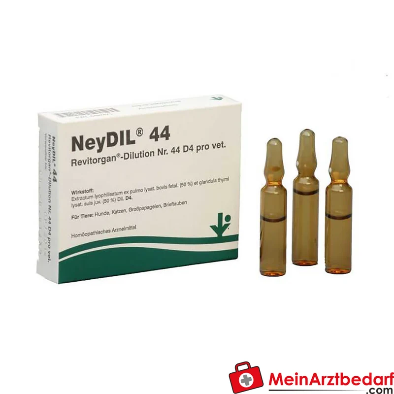 vitOrgan Neydil No.44 D4 pro vet Pulmo Thymus Ampullen 5 x 2 ml