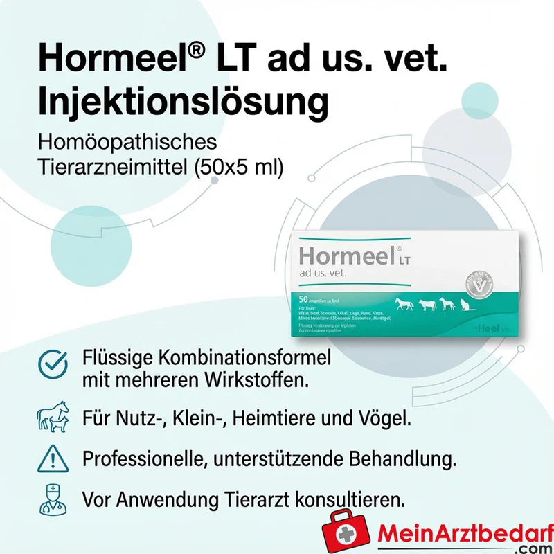 Hormeel LT ad us. vet. Kombinationshomöopathikum Injektionslösung 50 x 5 ml
