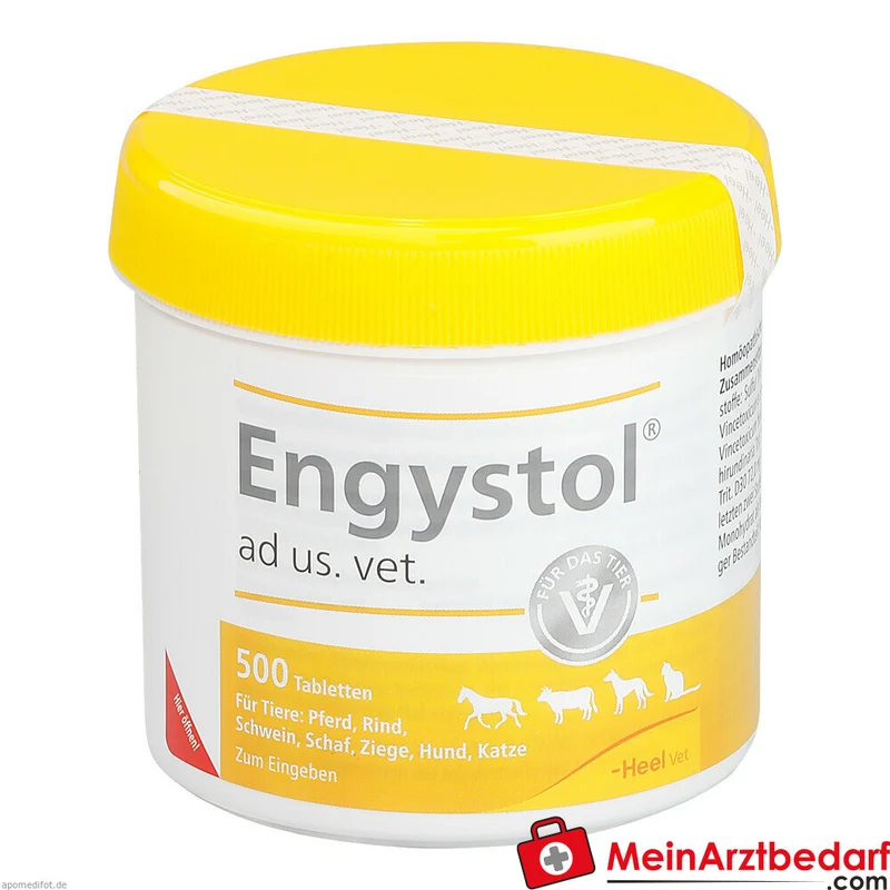 Engystol ad us vet Tabletten homöopathisch 500 Stück für Hunde & Katzen