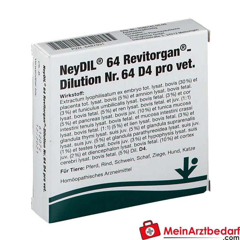 Neydil 64 Revit D4 vet Injektionsampullen 5 x 2 ml
