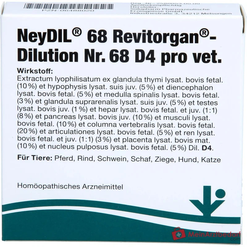 NeyDIL Nr. 68 D4 pro vet 1 µg/ml Injektionslösung 5 x 2 ml