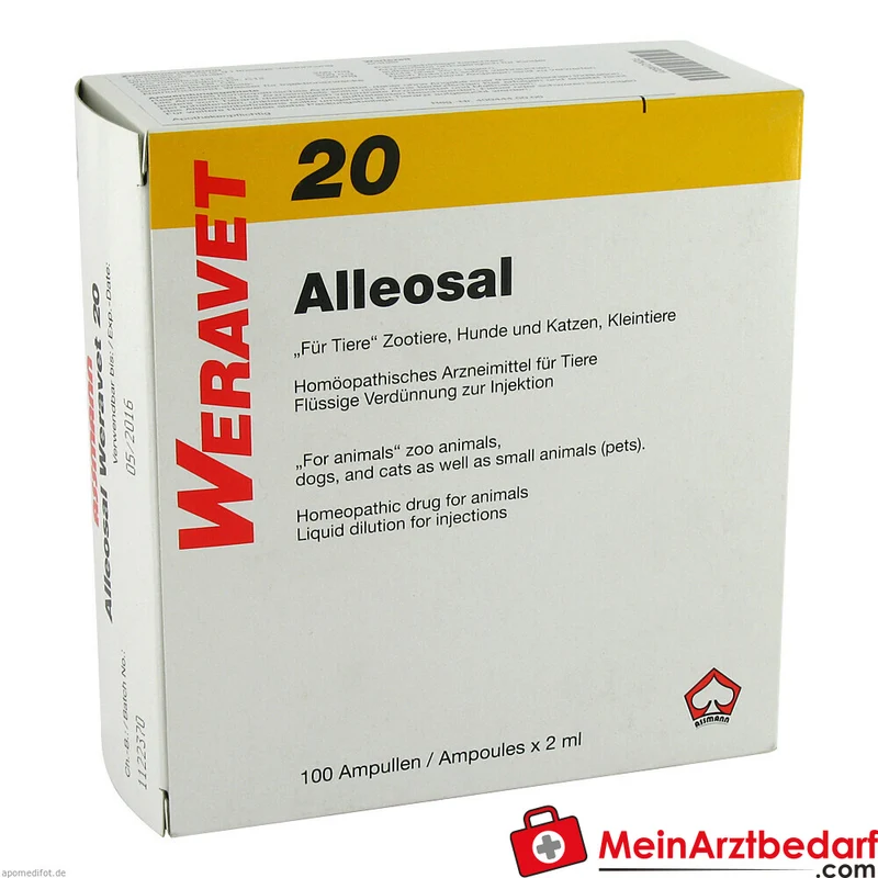 Alleosal 20 vet homöopathisches Arzneimittel Injektionslösung 100 x 2 ml
