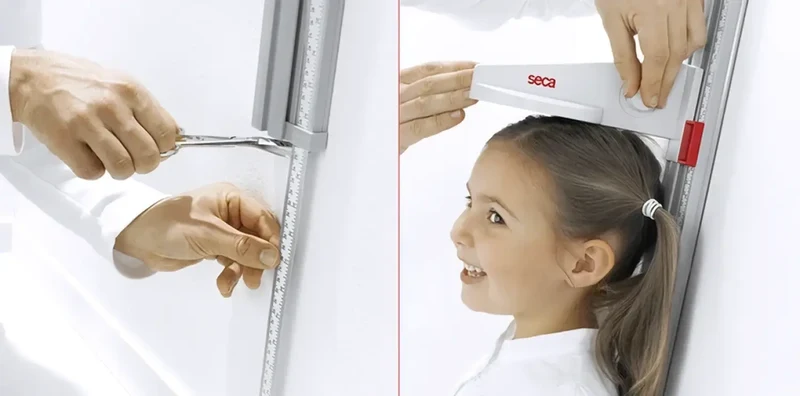 Seca 216 Stand alone lengtemeter voor muurbevestiging