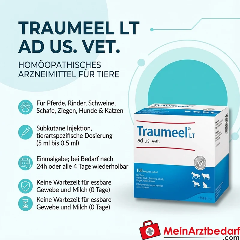 Traumeel LT ad us. vet. Injektionsampullen 5 ml 100 Stück