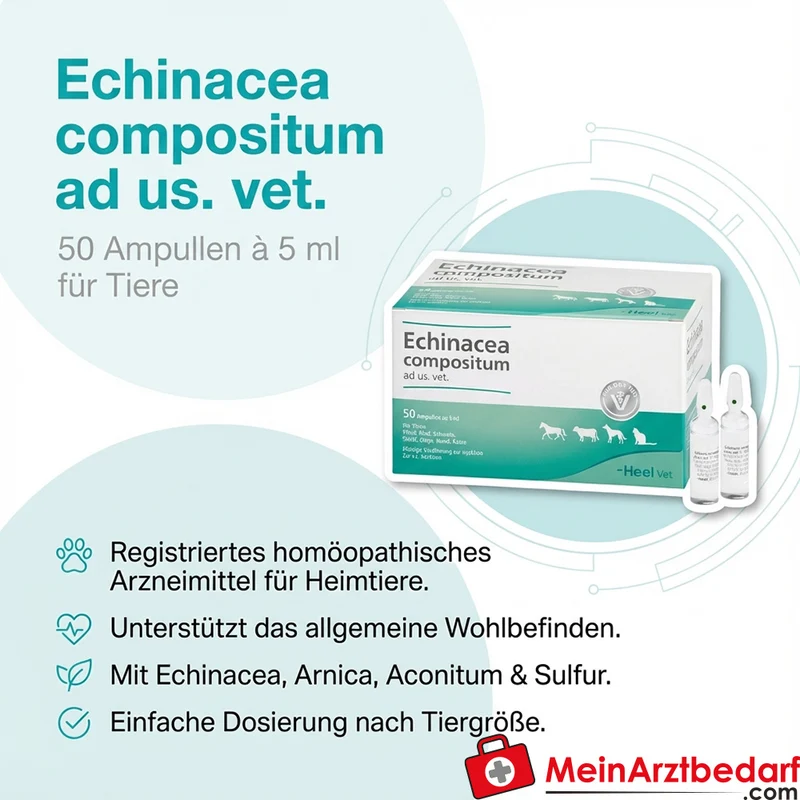 Echinacea compositum ad us. vet. Ampullen 5 ml 50 Stück