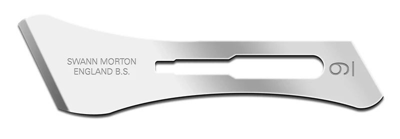 Scalpelmesjes Swann Morton - 0218 - 100 stuks - Nr 12D