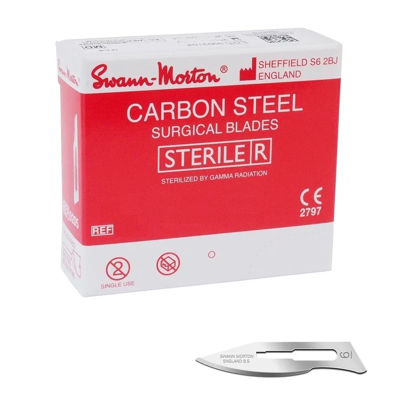 Scalpelmesjes Swann Morton - 0216 - 100 stuks - Nr 6