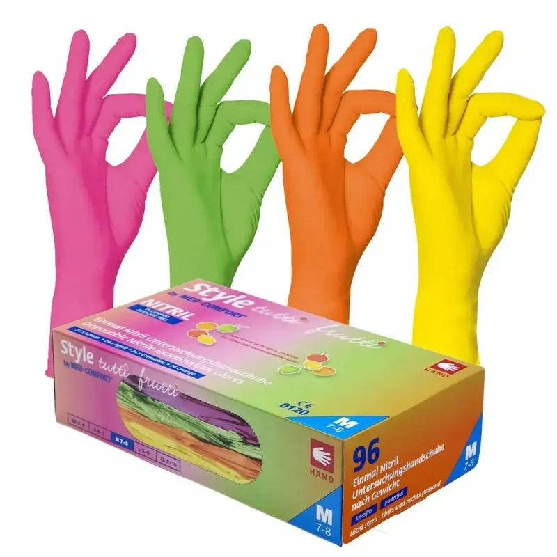 Unigloves Nitril handschoenen - Tutti Frutti - 98 stuks - Medium