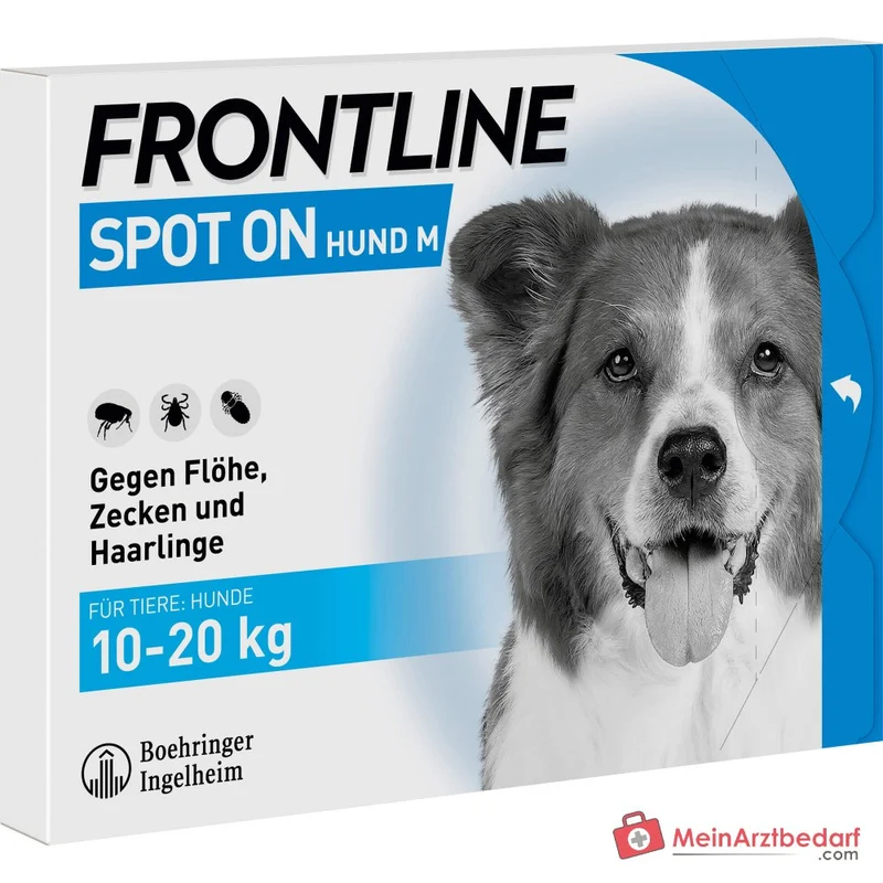 Frontline Spot On Fipronil Pipetten 6 Stück für Hunde 2–40 kg