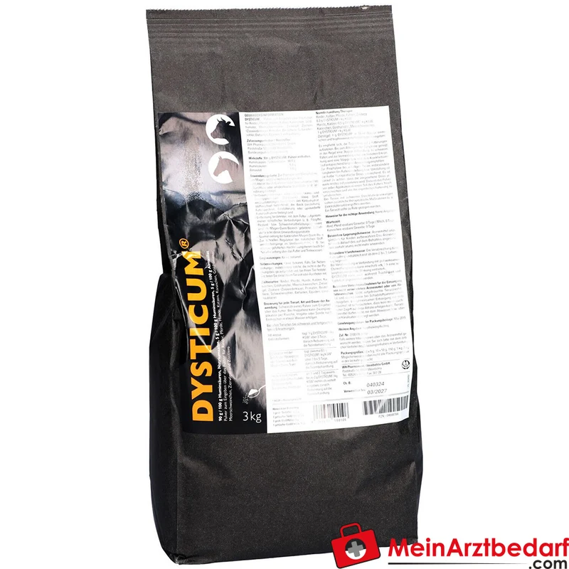 Dysticum vet Pulver Humocarb, Huminsäure, Aluminium‑Magnesium‑Silikat 3000 g