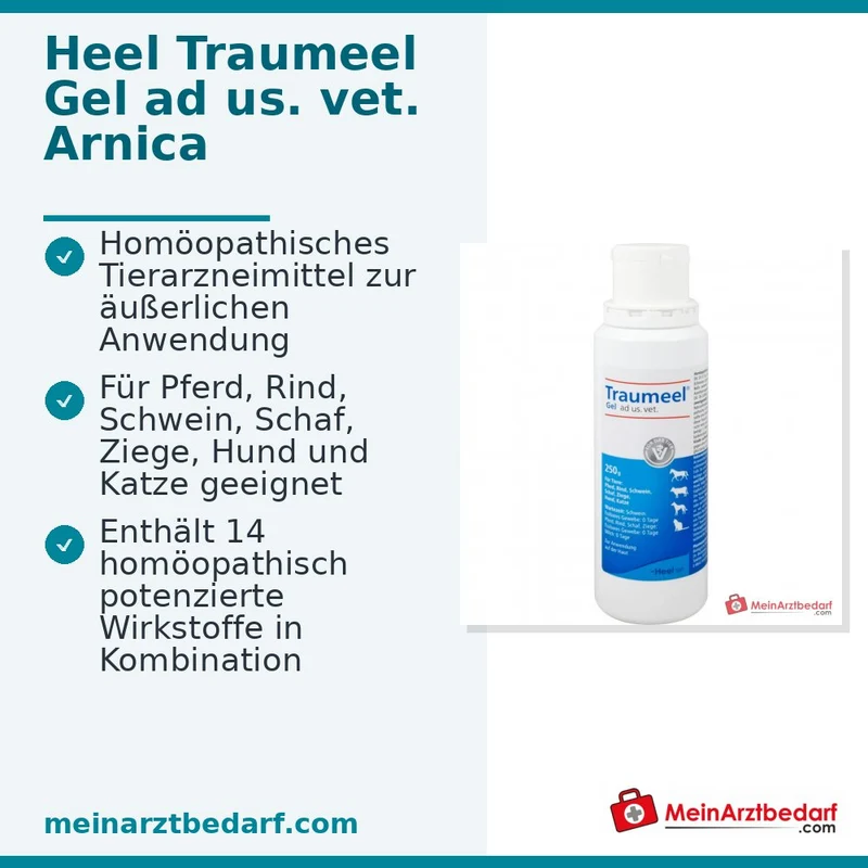 Traumeel Gel ad us. vet. Homöopathisches Arzneimittel 250 g