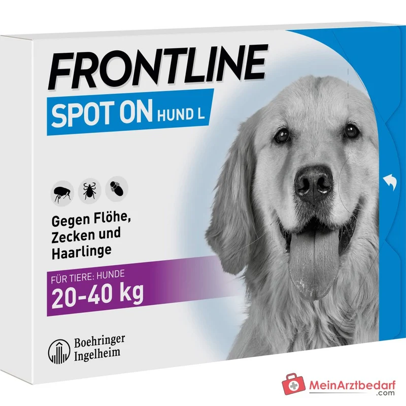 Frontline Spot On H40 Fipronil Pipetten 6 Stück
