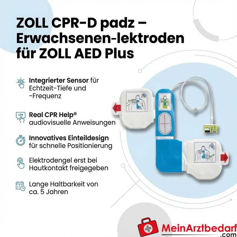 ZOLL CPR-D padz Erwachsenen-Elektrode für AED Plus/Pro