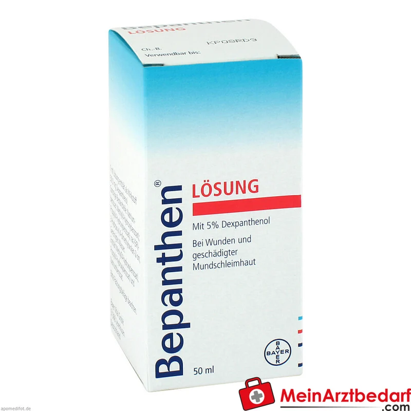 Bepanthen Lösung 50 mg/ml Tropfen/Spüllösung für Haut- und Schleimhautwunden