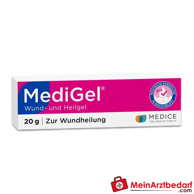 MediGel hydroaktives Lipogel mit Zink und Eisenionen zur Wundheilung (Schürf-, Schnitt- und Kratzwunden)
