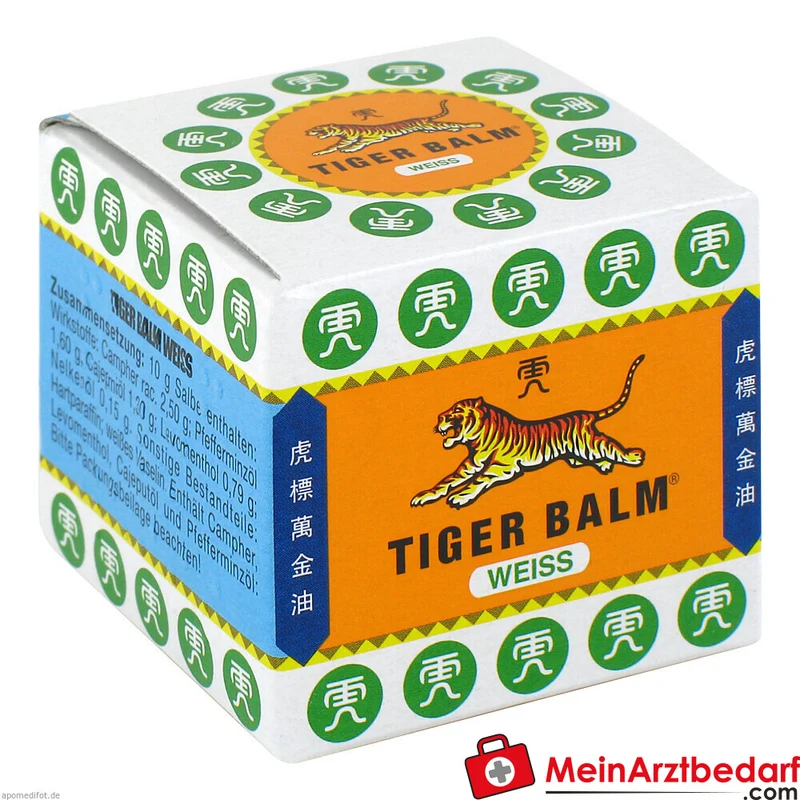 Tiger Balm Weiß Salbe Menthol und ätherische Öle 19,4 g