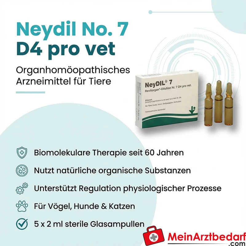 vitOrgan Neydil No.7 D4 pro vet Ampullen 5 x 2 ml