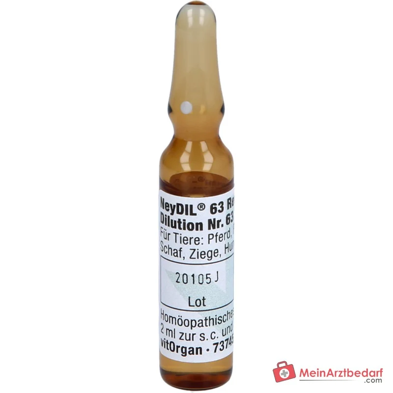 NeyDIL 63 Revitorgan D4 pro vet homöopathisches Arzneimittel Injektionslösung 5 x 2 ml
