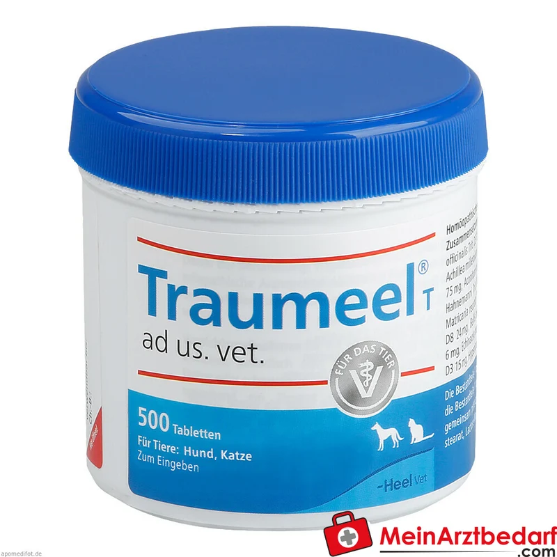 Heel Traumeel T ad us. vet. Tabletten 500 Stück für Hunde & Katzen