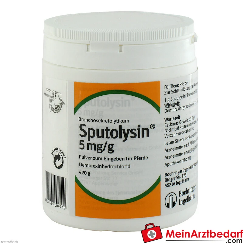 Boehringer Ingelheim Sputolysin Vet Dembrexin Pulver für Pferde, 420 g